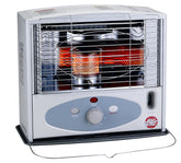 Kero World KW-11F Radiant Heater, 1 gal Fuel Tank, Kerosene, 100,000 Btu, 350 sq-ft Heating Area, Gray